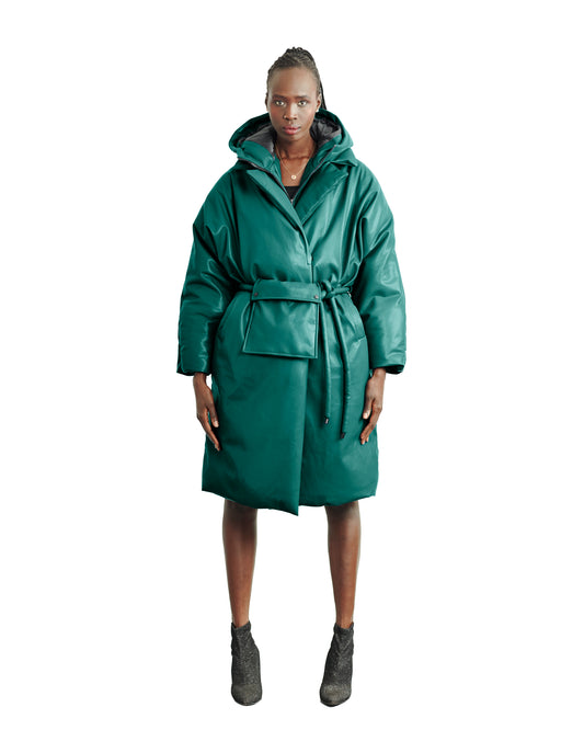 Over Size Forest Green Jacket.