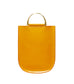 Soft Leather Tote in Golden Yellow- Gold Handle