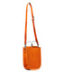 Soft Leather Tote in cognac brown- Silver Handle